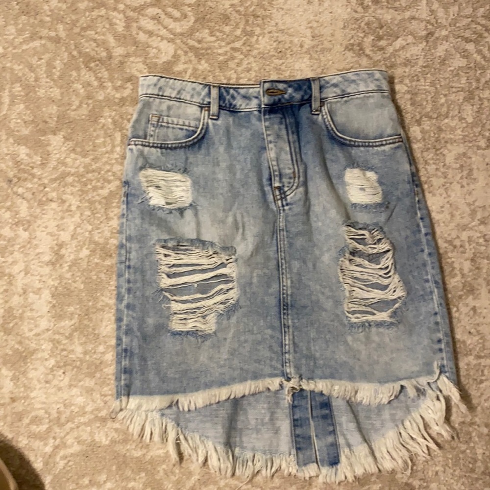 Denim skirt